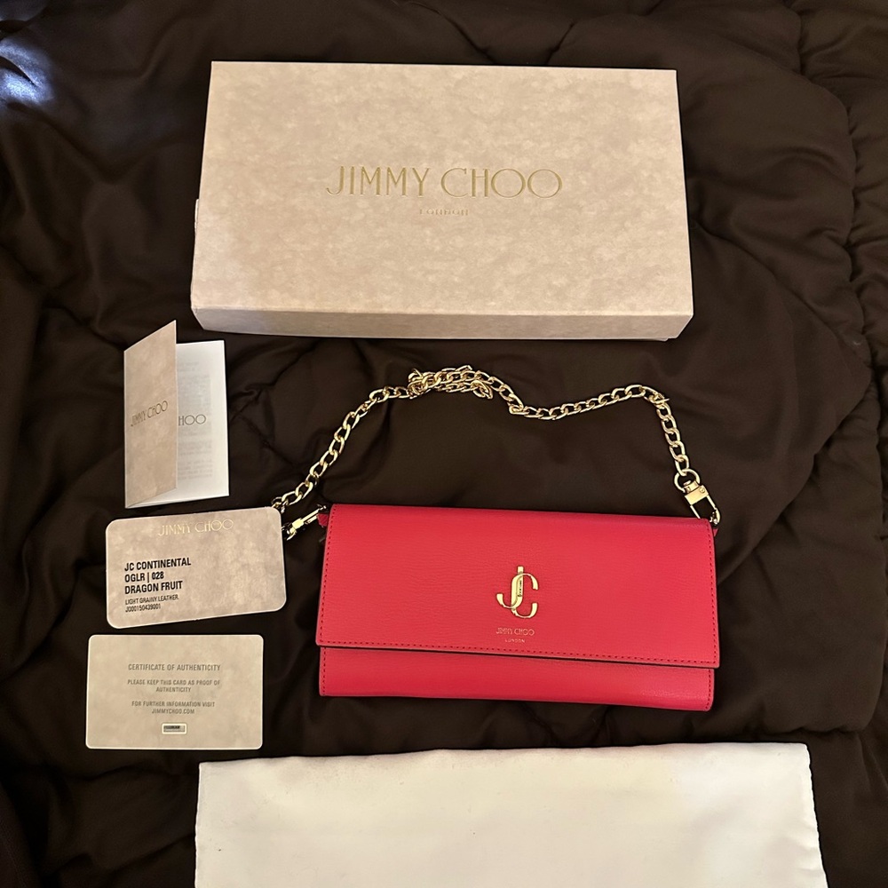 Jimmy Choo Pink Long Wallet